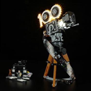 Imagem de YEABRICKS Luz Led Para Lego-43230, Modelo De Blocos Construção Câmera Disney Walt Tribute (Conjunto Lego Não Incluído)