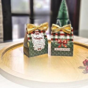 Imagem de Caixa de Natal, 10/20/30 Caixinhas, para Bombom ou Docinho Lembrancinha (Doce de Natal,30)