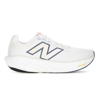 Imagem de Tênis New Balance Fresh Foam X 1080 V14 Off White e Cinza - Masculino-Masculino