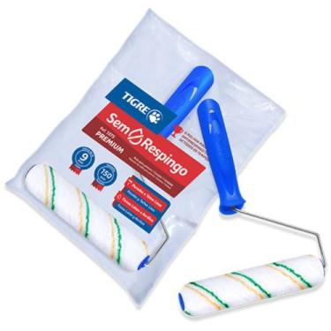 Imagem de Rolo Sintético Anti Respingo com Cabo - 61375150 - PINCEIS TIGRE