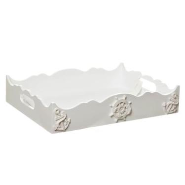 Imagem de Bandeja Resina Marinheiro Quarto Bebê Infantil Menino - Potinho de mel