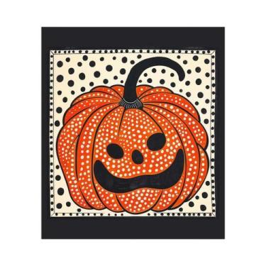 Imagem de Impressões Em Tela De Abstrato De Abóbora E Macaco De Yayoi Kusama, Ar