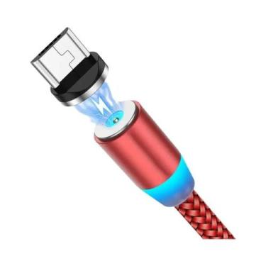 Imagem de Cabo USB Magnético LED De Carregamento Rápido 2.4A Para iPhone 14 13 X