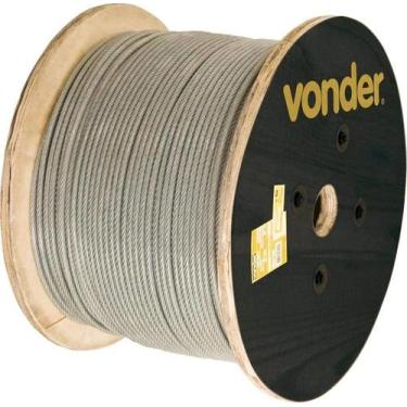 Imagem de Cabo de Aço Plastificado 1/8 X 3/16 Vonder - Venda Por Metro
