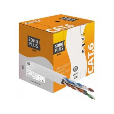 Imagem de Cabo de Rede CAT.6 CMX CX 305m Branco Furukawa Sohoplus.