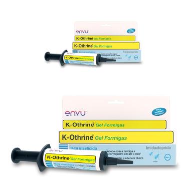 Imagem de Kit c/ 2 K-Othrine Gel Formigas: Isca Inseticida Gel Mata Formigas