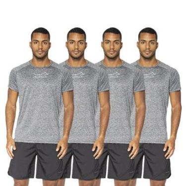 Imagem de Kit 4 Camisetas Dry Alpha Co Masculina-Masculino