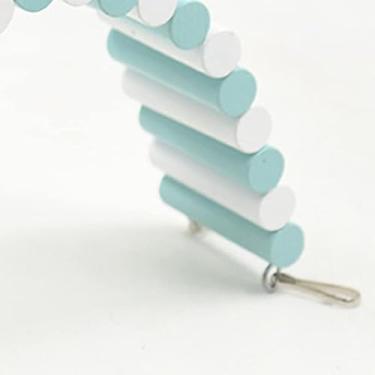 Imagem de Generic Ponte de de Hamster de Madeira Colorida, de Escalada Durável Dobrável, Brinquedo Multiuso para Animais de Estimação para Hamsters, Ratos e Coelhos (#4)