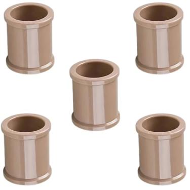 Imagem de Luva PVC 40mm Marrom Conexão Encanamento Kit 05 Un