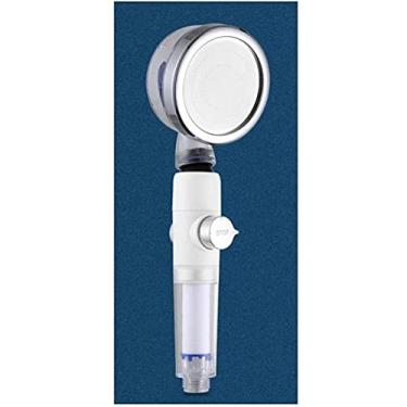 Imagem de YYBOES Chuveiro cabeça de chuveiro filtro de chuveiro elétrico cabeça de chuveiro chuveiro de alta pressão para aumentar a pressão chuveiro turboalimentado torneira portátil chuveiro chuveiro