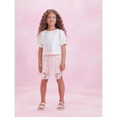 Imagem de CONJUNTO BLUSA MINNIE E SAIA CORAÇÕES LANTEJOLA ANIMÊ-Feminino