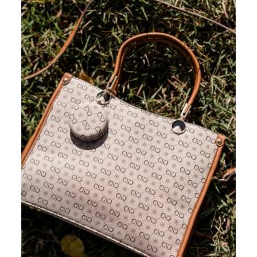 Imagem de Bolsa Conforto e Estilo Monograma Elegance Chenson - Café 3485410