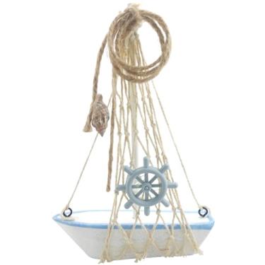 Imagem de Decoração para Casa de Praia, Decoraçao Nautica, Decorando Casa de Praia. Mini Jangada Decorativa é Ideal para Decorar Prateleiras, Mesas de Centro em Ambientes Com Temática Marítima.