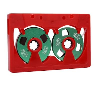 Imagem de GOWENIC Fita Cassete de áudio Vazia Bobina a Bobina para Gravação de Música, Polarização Normal, 50 Minutos, Fita Cassete Vazia de Metal Dupla Face Com Caixa de Armazenamento