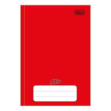 Imagem de Caderno Brochurão Tilibra Capa Dura Vermelho 96 Folhas, Vermelho