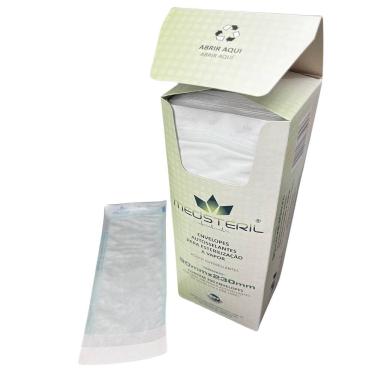 Imagem de 200 Envelopes 90x230mm Autosselantes Medsteril | Papel Grau Cirúrgico p/ Esterilização