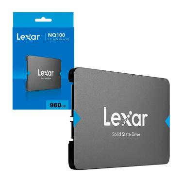 Imagem de SSD Lexar NQ100 SATA III 960GB 2,5" 6Gb/s Leitura de Até 550Mb/s Gravação de Até 500Mb/s
