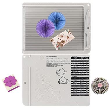 Imagem de Mini quadro de pontuação de 16,3 cm x 21,6 cm Criador de envelopes multiusos com pasta de ossos e guia para fazer cartões e projetos artísticos de artesanato em papel multiusos e ferramentas de