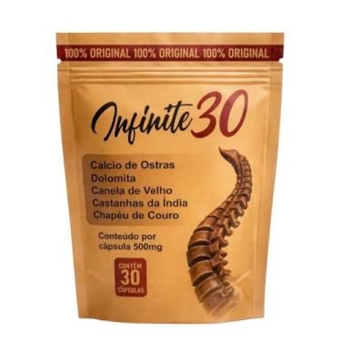 Imagem de Infinite 30 Suplemento Alimentar, Cálcio de Ostras, Dolomita, Canela de Velho - 30 cápsulas 500mg