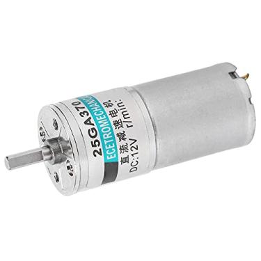 Imagem de Acouto Motor de Engrenagem DC Com Engrenagens de Metal, 12 V de Baixa Velocidade, Design Sem Escova, Alta Eficiência para Diversas Aplicações, 20 Rpm/min (10rpm/min)