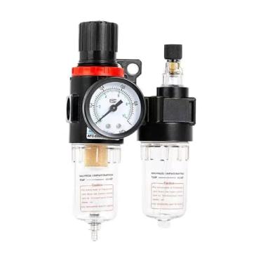 Imagem de AFR2000 + AL2000 G1 / 4 polegadas AFC2000 Compressor de ar óleo separador de água filtro regulador armadilha 1 peça (encaixe PC 8 mm)