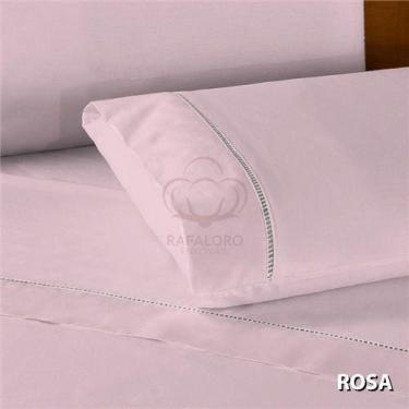 Imagem de 1 Fronha para Berço 400 Fios Ponto Palito - Rafaloro, Rosa