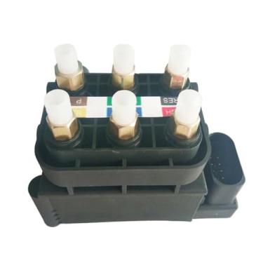 Imagem de A2123200358 A2513200058 1643201204 1643200904 Compatível com Benz W221 W164 GL X164 W251 Bloco de válvula solenoide de fornecimento de suspensão a ar