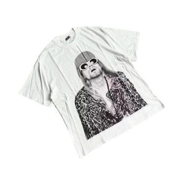 Imagem de Camiseta Unissex Oversized Y2K Vintage Harajuku Retro Goth Hip-hop De 