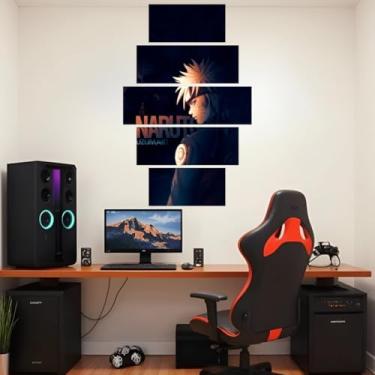 Imagem de Quadro decorativo Mosaico Anime - 5 peças - Sasuke, Kakashi, Akatsuki, Itachi, Hokage - 15