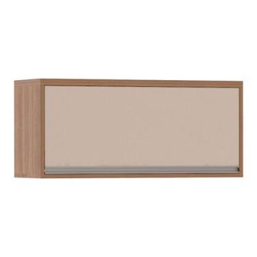 Imagem de Armário Aéreo 80 cm 1 Porta Basculante Lari Luciane Móveis, Vanilla co