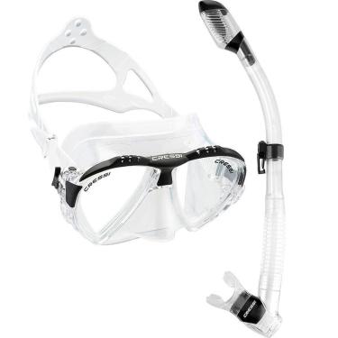 Imagem de Kit de Mergulho Máscara+Respirador Cressi Matrix + Dry-Unissex