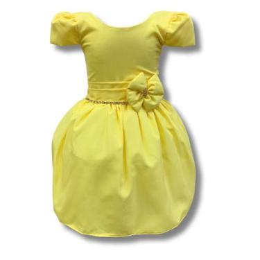 Imagem de Vestido Infantil Daminha Casamento Batizado Aniversário Luxo - Bento E