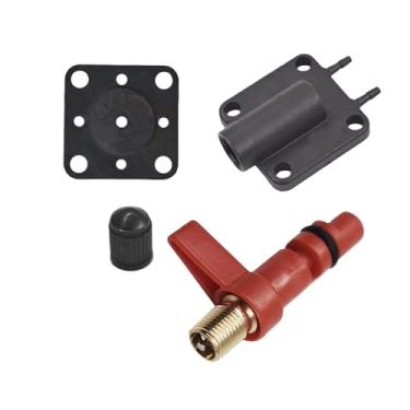 Imagem de SLSRPMT 18-7044-1 Kit de válvula de manutenção de serviço com anel de vedação para Evinrude Johnson OMC motor de popa carburador bomba de combustível estrangulador solenoide peças de reposição Sierra