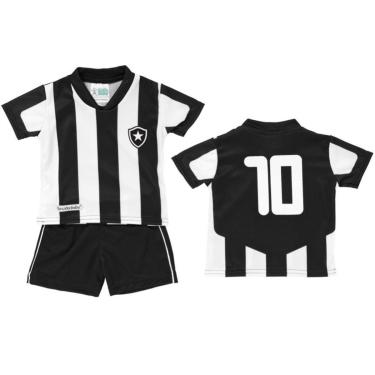 Imagem de Kit Camiseta e Shorts Bebê Botafogo - Torcida Baby-Masculino