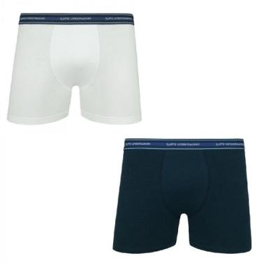 Imagem de Kit 4 - Cuecas Boxer Masculina Algodão com Elastano Lupo Adulta Confor