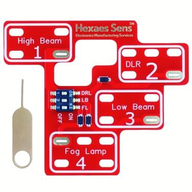 Imagem de Hexaes Sens Módulo de todas as luzes ligadas para Silverado, faróis de neblina, luzes DLR e feixes baixos acesos com faróis altos, compatível com Silverado Sierra 2003-2007 1500/2500/3500 Classic, 6