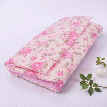 Imagem de Trocador Portátil De Fraldas Impermeável Para Bebê Floral