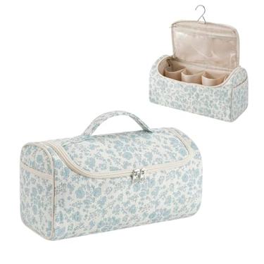 Imagem de RSRSLEII Bolsa de viagem acolchoada para ferramentas de cabelo compatível com Dyson Airwrap & Shark Flexstyle, estojo de armazenamento portátil para secador de cabelo de tubarão, bolsa de viagem de