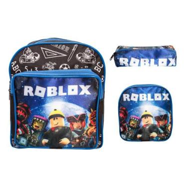 Imagem de Kit Mochila Infantil De Costas Menino Tam P + Lancheira - Plike