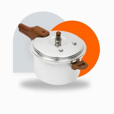 Imagem de Panela de Pressão Lecce com Indução e Revestimento Cerâmico - ORIGINAL