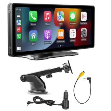 Imagem de Tela sensível ao toque sem fio IPS de 9 Alta Clareza 1600 600 Estéreo para Carro Portátil e Android com Câmera Ré Navegação GPS Mirror Link Controle por Voz BT5 0 Sinal FM AUX