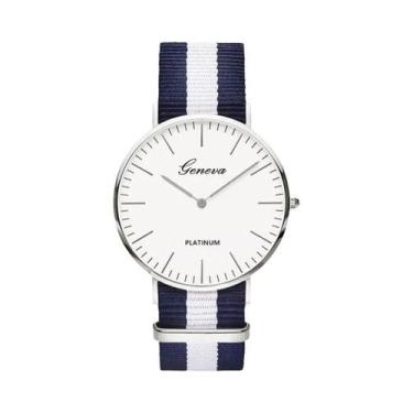 Imagem de Relógio Esportivo Ultra Slim Masculino Marca Top Pulseira De Nylon Rel