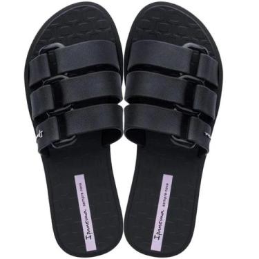 Imagem de Chinelo Feminino Ipanema Slide Bold 65100 Confortável, 36, Preto