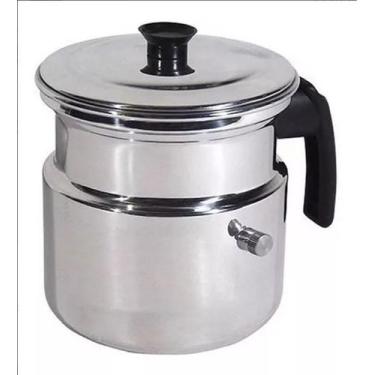 Imagem de Fervedor Leiteira Térmica Com Apito 2 Litros - Shopmy