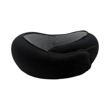 Imagem de Almofada Cervical De Espuma Memória Tipo U Portátil Para Viagem E Camp
