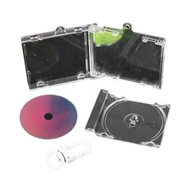 Imagem de Mini Estojo De CD Chaveiro Porta-Chaves Álbum Comemorativo DIY Pingent