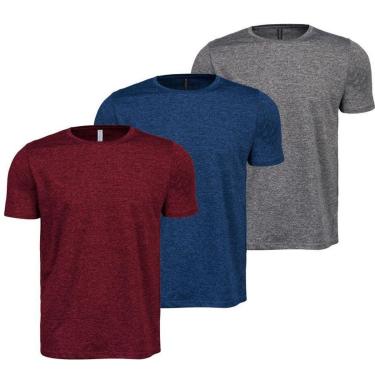 Imagem de Kit 3 Camisetas Masculina Dry Academia Treino Fitness-Masculino