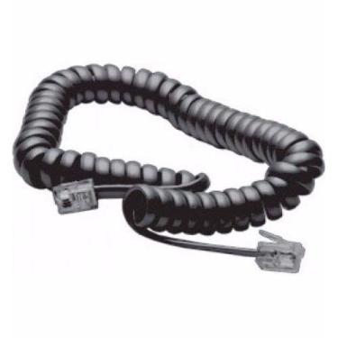 Imagem de Extensão Monofone Espiral Preto 2 Metros - Caster Brasil
