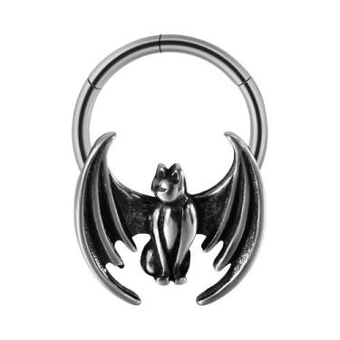 Imagem de Piercing De Aço Cirúrgico Com Design De Caveira Preta, Abelha, Touro E