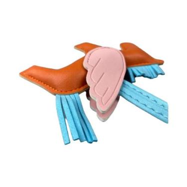 Imagem de Chaveiro De Pônei Alado Adorável Multicolorido Em Couro PU Com Borla P